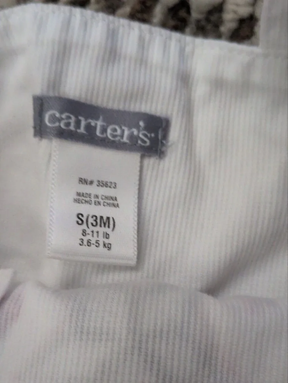 Carter's White Dress & Bloomer Set with Red and Navy Star Accents